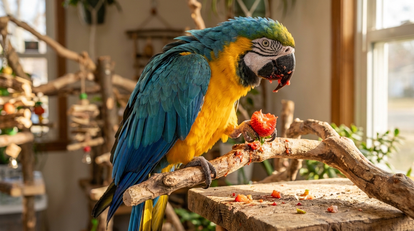Can Parrots Eat Strawberries? A Simple Guide to Feeding Them Safely