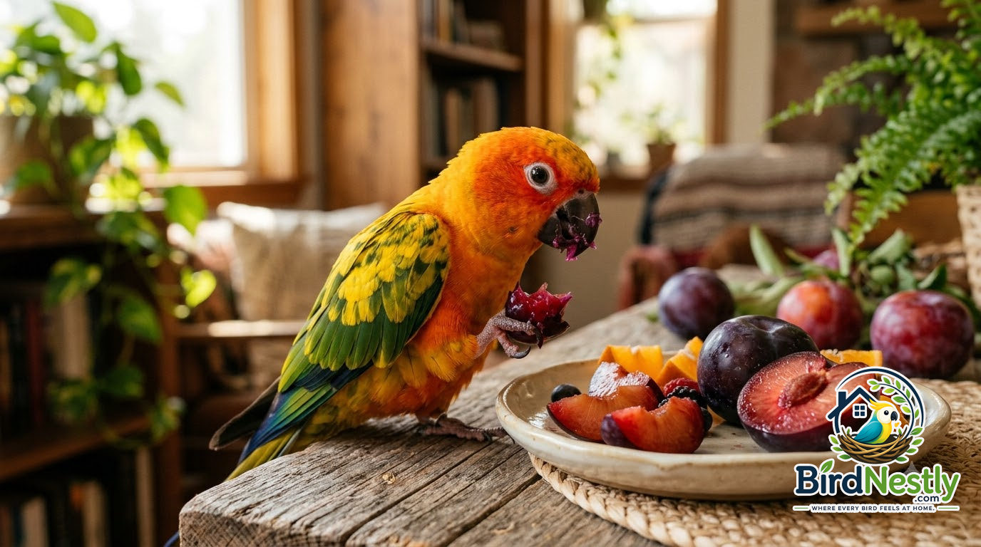 Can Parrots Eat Plums? What Parrot Owners Should Know Before Sharing One